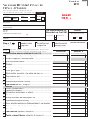 Form 513 Draft - Oklahoma Resident Fiduciary Return Of Income - 2013