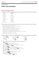 Pride And Prejudice Test Printable pdf