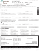 Outpatient Prior Authorization Fax Form