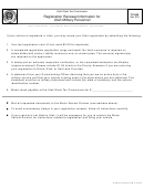 Form Tc-835 - Registration Renewal Information For Utah Military Personnel
