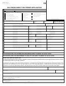Form Dr 0002 - Colorado Direct Pay Permit Application - 2000