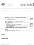 Form E-arld.as - Accredited Life/disability Reinsurer (foreign And Alien) - Annual Statement Filings Worksheet - 2000