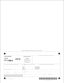 Form De 1100-v - Electronic Filer Payment Voucher - 2015