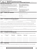 Form Rl-4 - Application For Permit To Purchase Alcoholic Liquors Tax Free For Nonbeverage Purposes - 1999