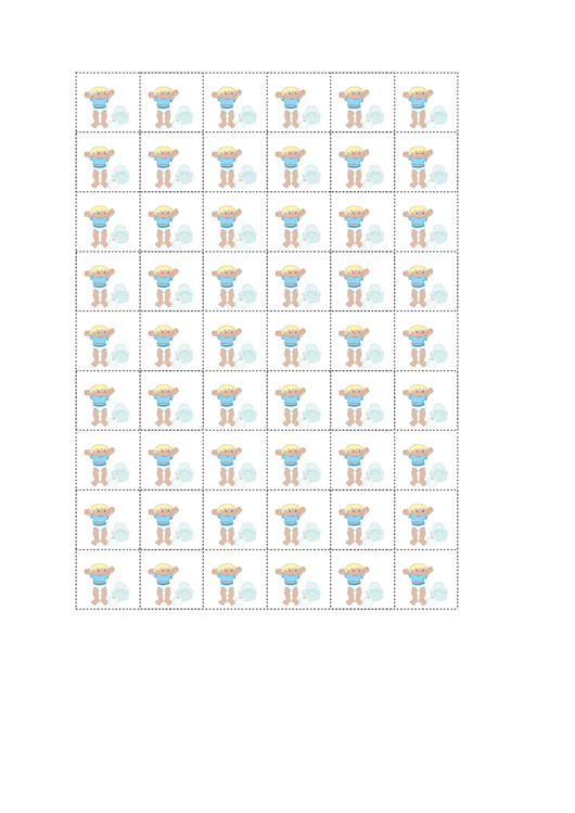 Boy Potty Sticker Template Printable pdf