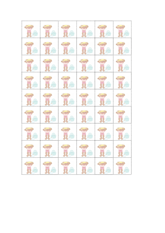 Girl Potty Sticker Template Printable pdf
