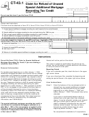 Form Ct-43.1 - Claim For Refund Of Unused Special Additional Mortgage Recording Tax Credit - 1998