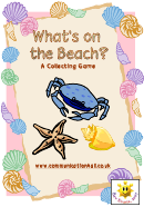 What's On The Beach A Collecting Game Template