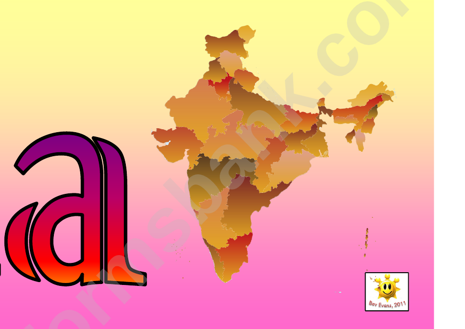 India Classroom Poster Template