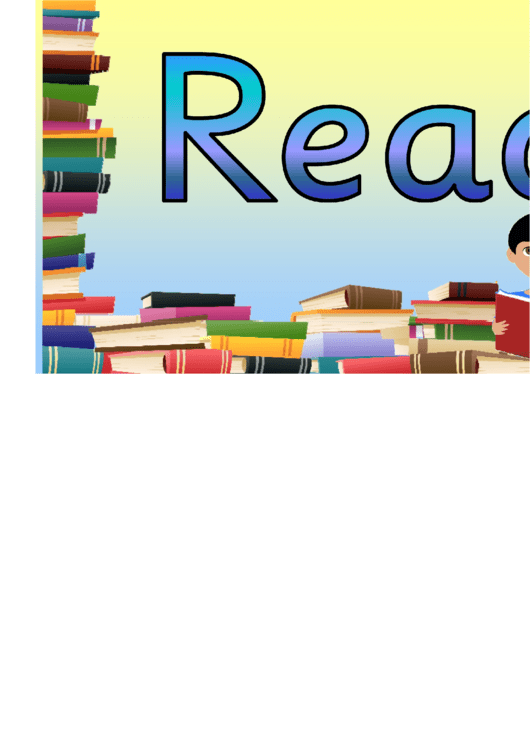 Reading Area Poster Template Printable pdf
