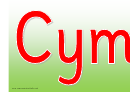 Cymraeg Poster Template Printable pdf