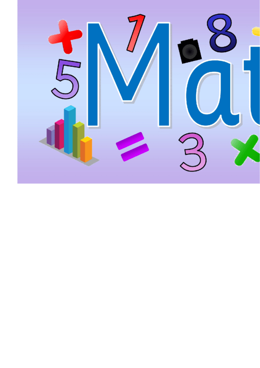 Mathemateg Poster Template Printable pdf