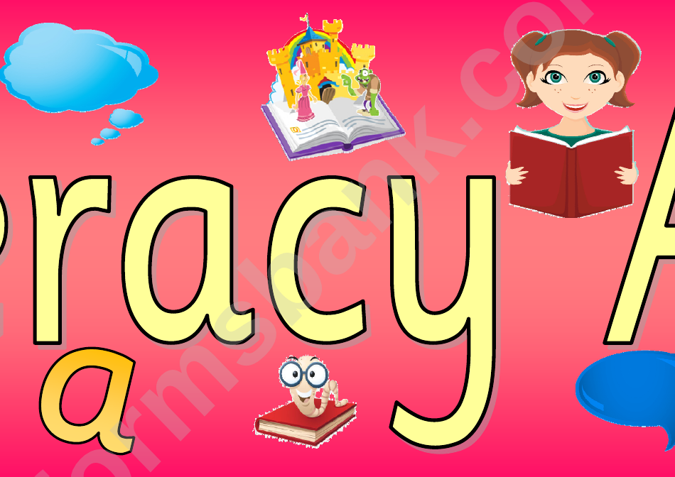 Literacy Area Poster Template