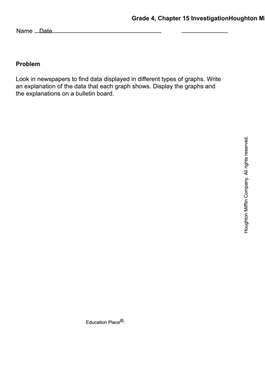 4th Grade Math Worksheet Printable pdf