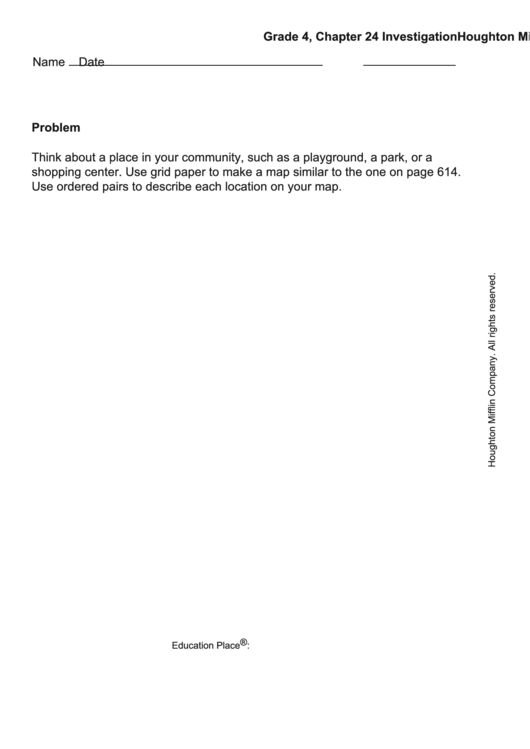 Grade 4 Math Worksheet Printable pdf
