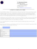 Citizen's Complaint Form - U.s. Department Of Justice
