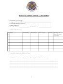 Business Guest Application Form