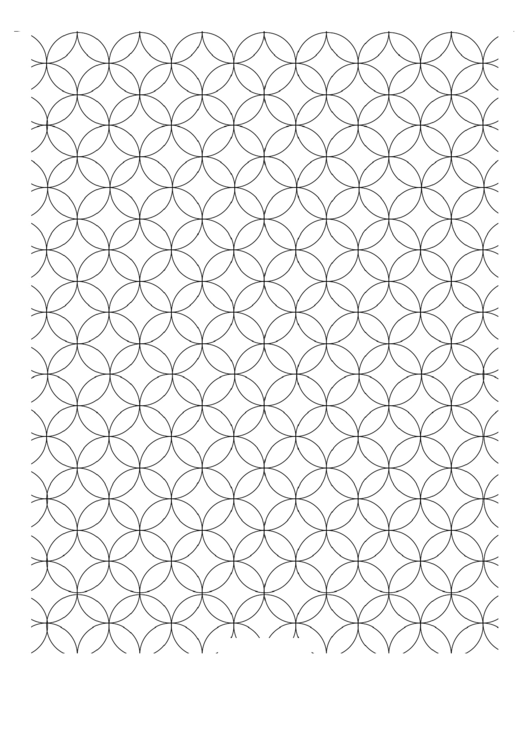 Overlapping Circles Graph Paper Printable pdf