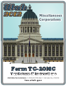 Instructions For Form Tc-20mc - Utah Tax Return For Miscellaneous Corporations - 2012