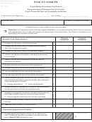 Form Ct-1120a-fs - Corporation Business Tax Return Apportionment Computation Of Income From Financial Service Company Activities