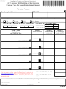 Form Rpd-41367 - Annual Withholding Of Net Income From A Pass-through Entity Detail Report - 2011