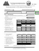 Form Qu-2004 - Underpayment Of Estimated Payments