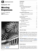 Publication 521 - Moving Expenses - 2011