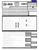 Form 20-ins - Oregon Insurance Excise Tax Return - 2004