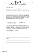Sound Family Newsletter Template