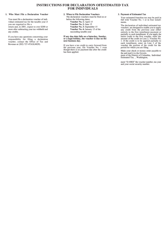 Form D-40es - Change Of Address, Worksheet And Amended Computation Schedule - 2001 Printable pdf