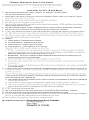 Instructions For Oes-1 - Status Report - Oklahoma Employment Security Commission