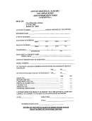 Tax Application And Information Form - City Of Hartselle