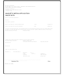 Form Nucs-4557 - Magnetic Media Application - Wage Data - Nevada Department Of Employment