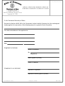 Form Ss-4228 - Application For Reservation Of Limited Liability Company Name - Tennessee Secretary Of State