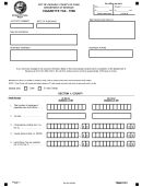 Form 7506 - Cigarette Tax - Chicago Department Of Revenue