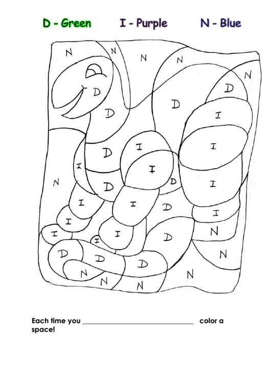 Dinosaur Color By Letter Behavior Chart Printable pdf