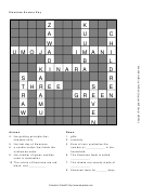 Kwanzaa Crossword Puzzle With Answers