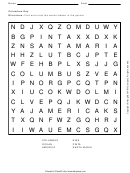 Columbus Day Word Search Puzzle Worksheet