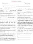 Teen Driving Contract Template