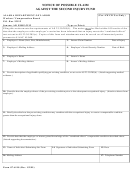Form 07-6110 - Notice Of Possible Claim Against The Second Injury Fund