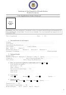 Form 5a - Visa Application Form - Embassy Of The Republic Of South Sudan