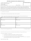 Form 07-6131 - Petition For Executive Officer Waiver - 1999