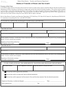 Form Rpd-41365 - Notice Of Transfer Of Rural Job Tax Credit