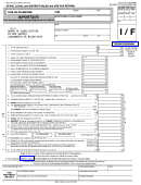 Form Boe-401-a2 (s1) - State, Local And District Sales And Use Tax Return