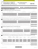 Schedule 1299-a - Attach To Form Il-1065 Or Il-1120-st - Tax Subtractions And Credits - 2013