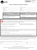 Montana Form Uch-1 - Report Of Property Presumed Unclaimed - 2012