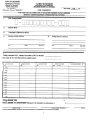 Form 1049w99701 - Claim For Revision For Monthly/quarterly