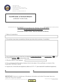 Certificate Of Amendment - Nevada Secretary Of State