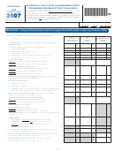Schedule Nrh (form 1040me) - Schedule For Calculating The Nonresident Credit For Married Person - 2007