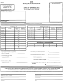 Form W-3 - Withholding Tax Reconciliation - City Of Springdale - 2006